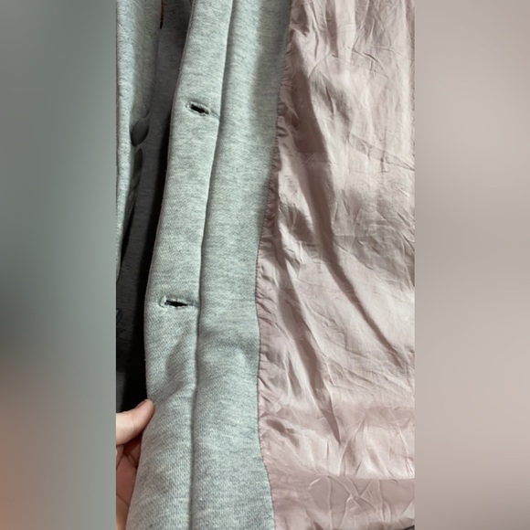 VTG 90’s Grey Cedars Quilted Coat Leather Nuts Leaves - Picture 16 of 16